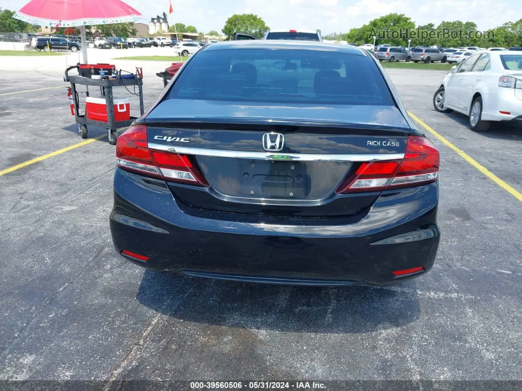 2015 Honda Civic Lx Black vin: 19XFB2F57FE067939