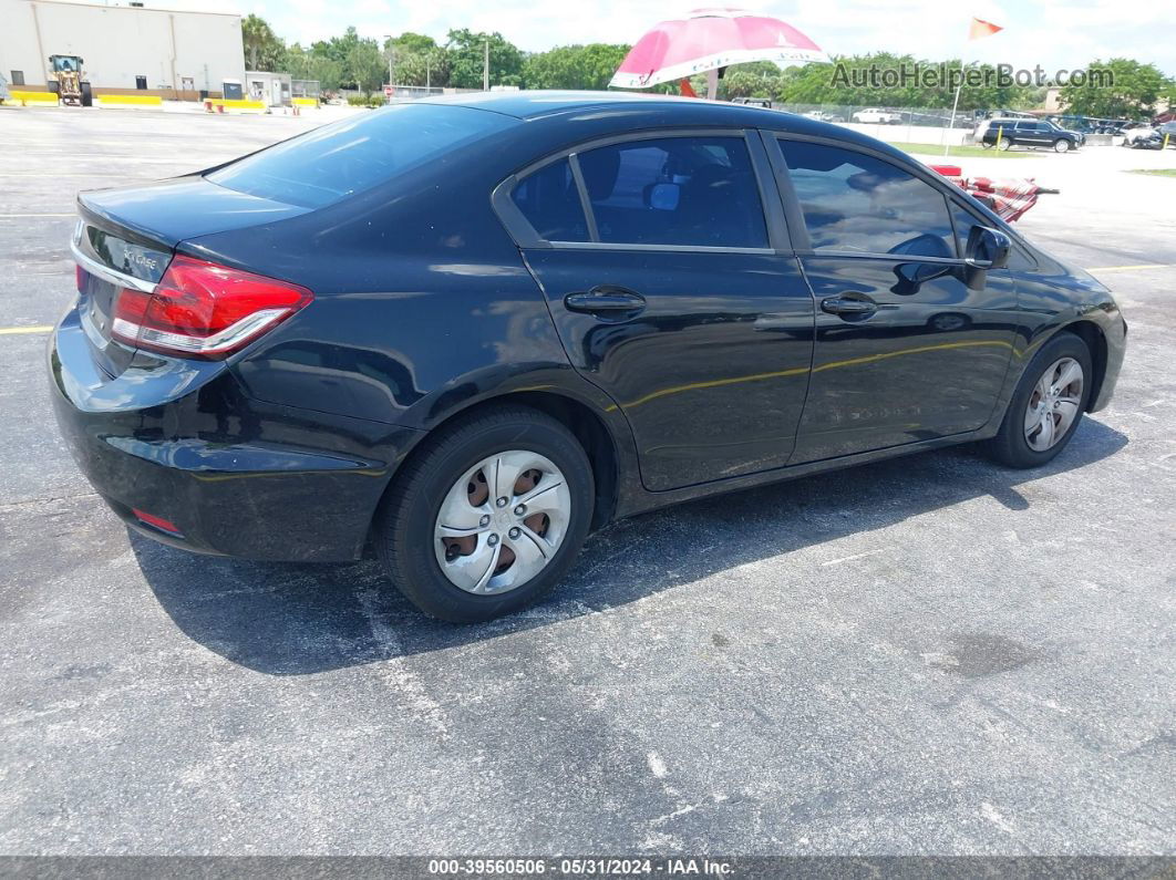 2015 Honda Civic Lx Black vin: 19XFB2F57FE067939