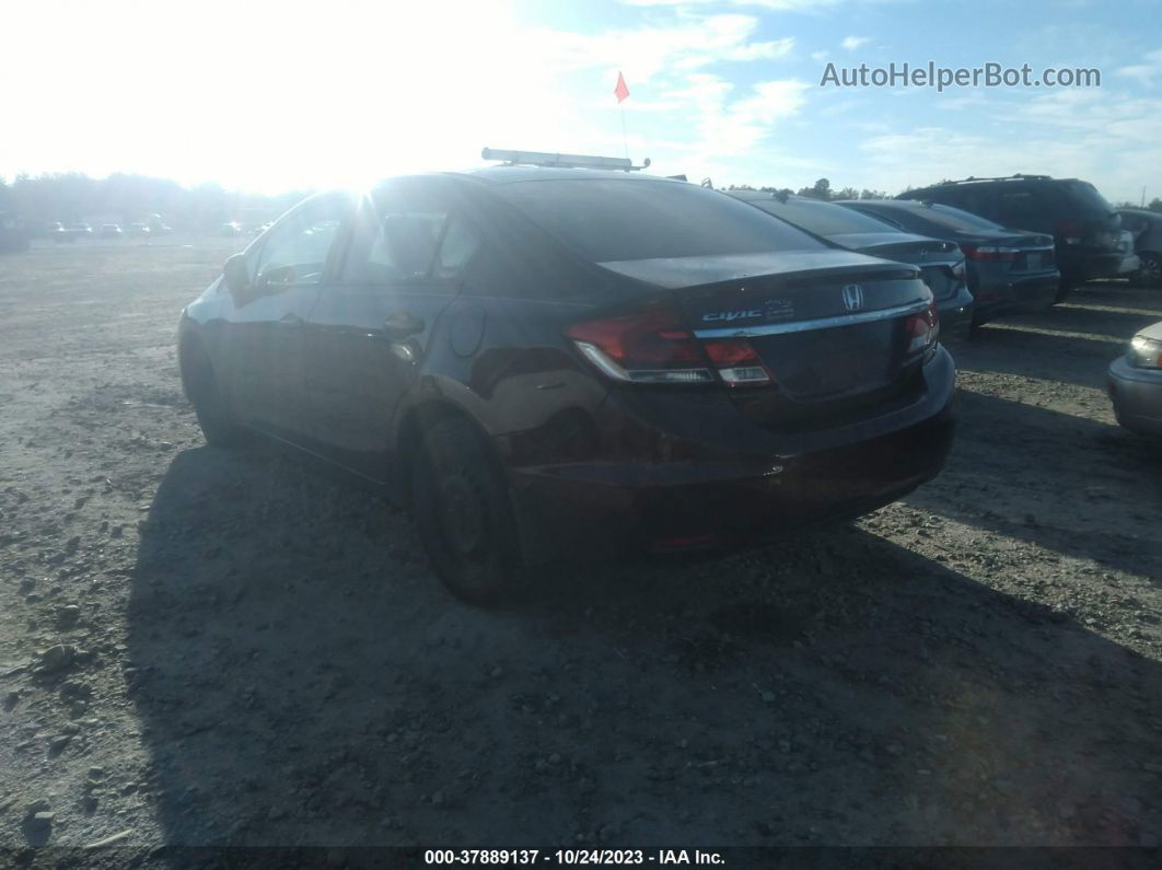 2015 Honda Civic Sedan Lx Maroon vin: 19XFB2F57FE083820