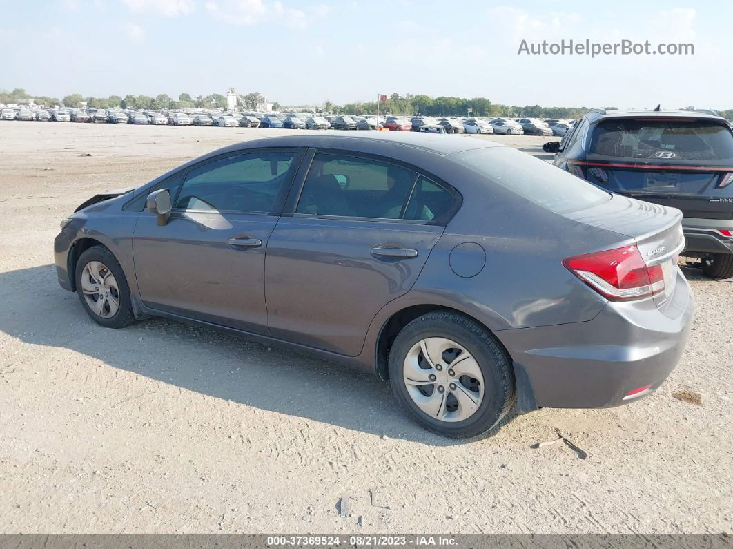 2015 Honda Civic Sedan Lx Gray vin: 19XFB2F57FE085499