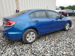 2015 Honda Civic Lx Blue vin: 19XFB2F57FE090766