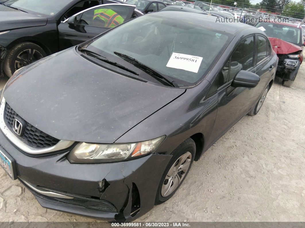 2015 Honda Civic Lx Серый vin: 19XFB2F57FE101815