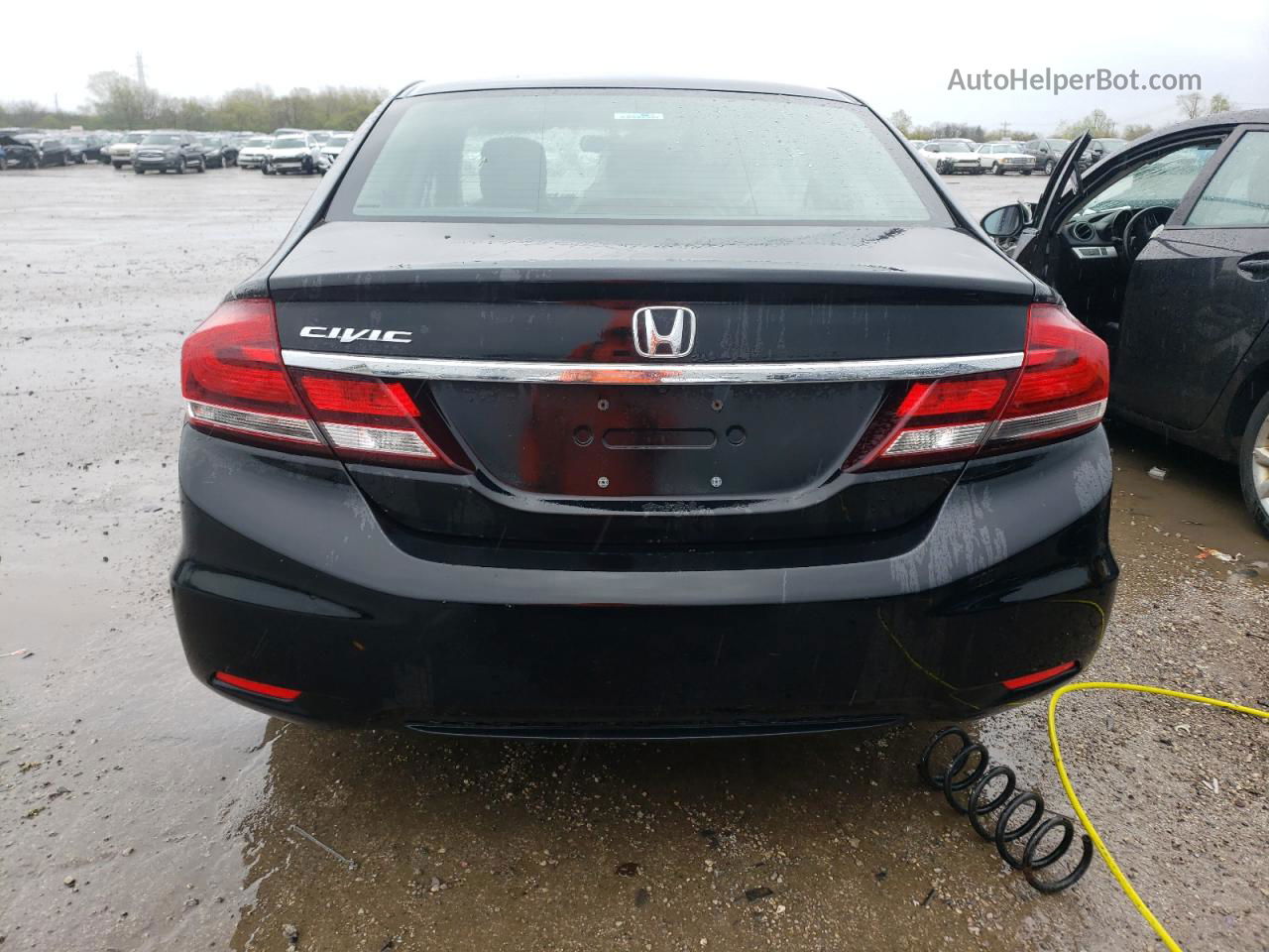 2015 Honda Civic Lx Черный vin: 19XFB2F57FE118825