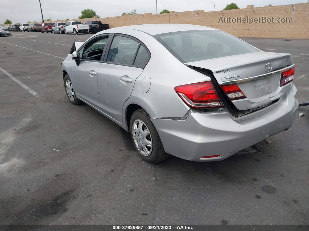 2015 Honda Civic Lx Silver vin: 19XFB2F57FE200375