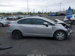 2015 Honda Civic Lx Silver vin: 19XFB2F57FE200375