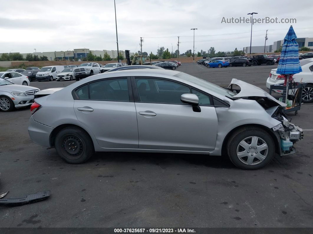 2015 Honda Civic Lx Серебряный vin: 19XFB2F57FE200375