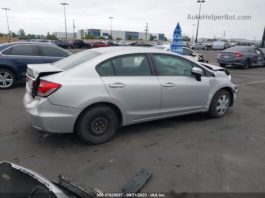 2015 Honda Civic Lx Silver vin: 19XFB2F57FE200375