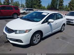 2015 Honda Civic Lx White vin: 19XFB2F57FE210940