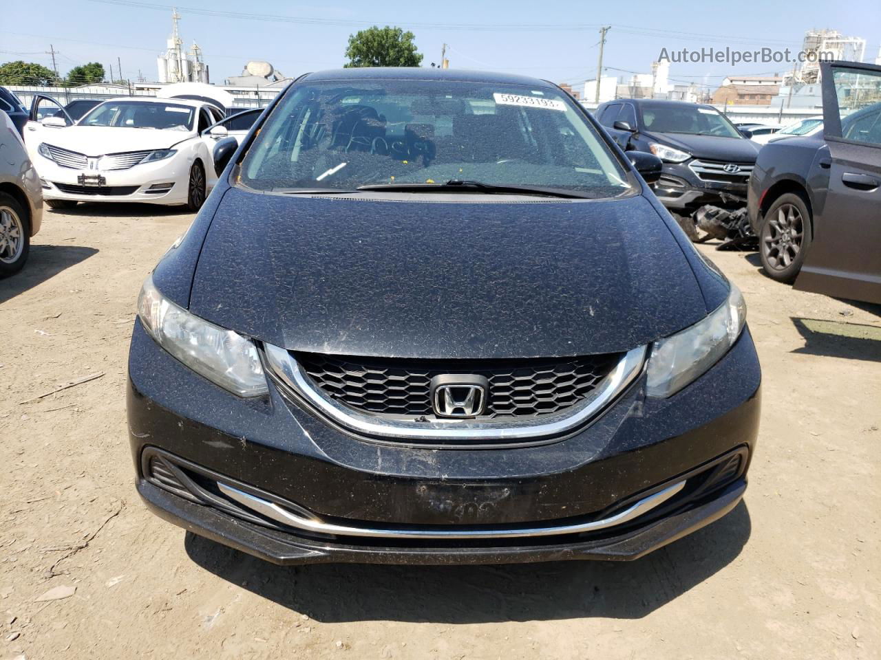 2015 Honda Civic Lx Черный vin: 19XFB2F57FE238141