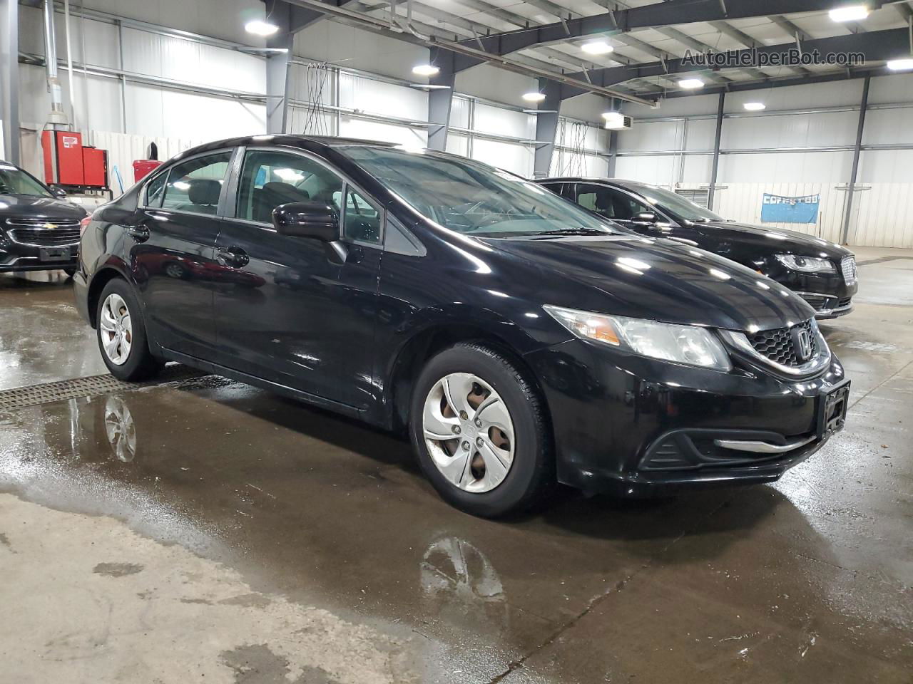 2015 Honda Civic Lx Черный vin: 19XFB2F57FE245784