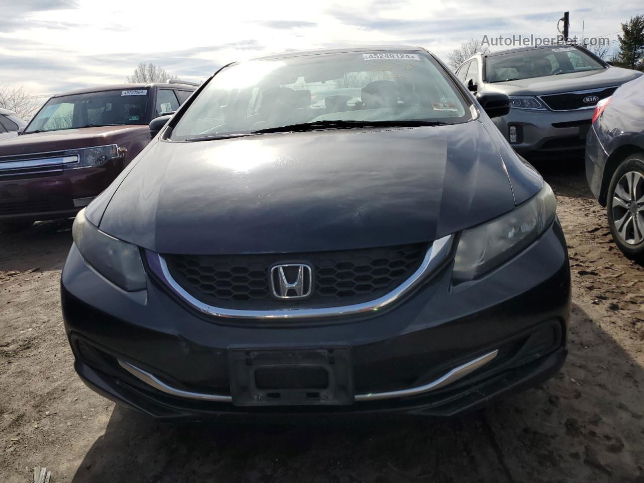 2015 Honda Civic Lx Черный vin: 19XFB2F57FE246627