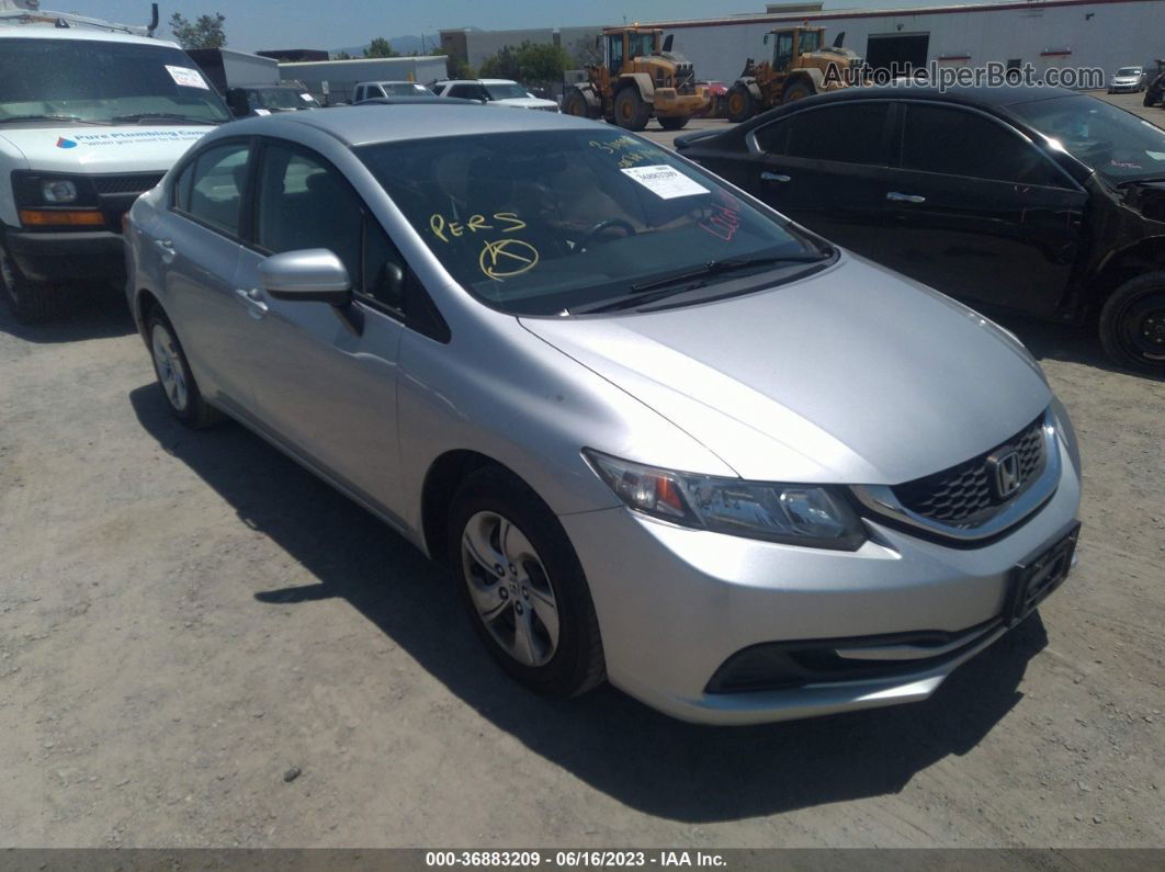 2015 Honda Civic Sedan Lx Серебряный vin: 19XFB2F57FE268157