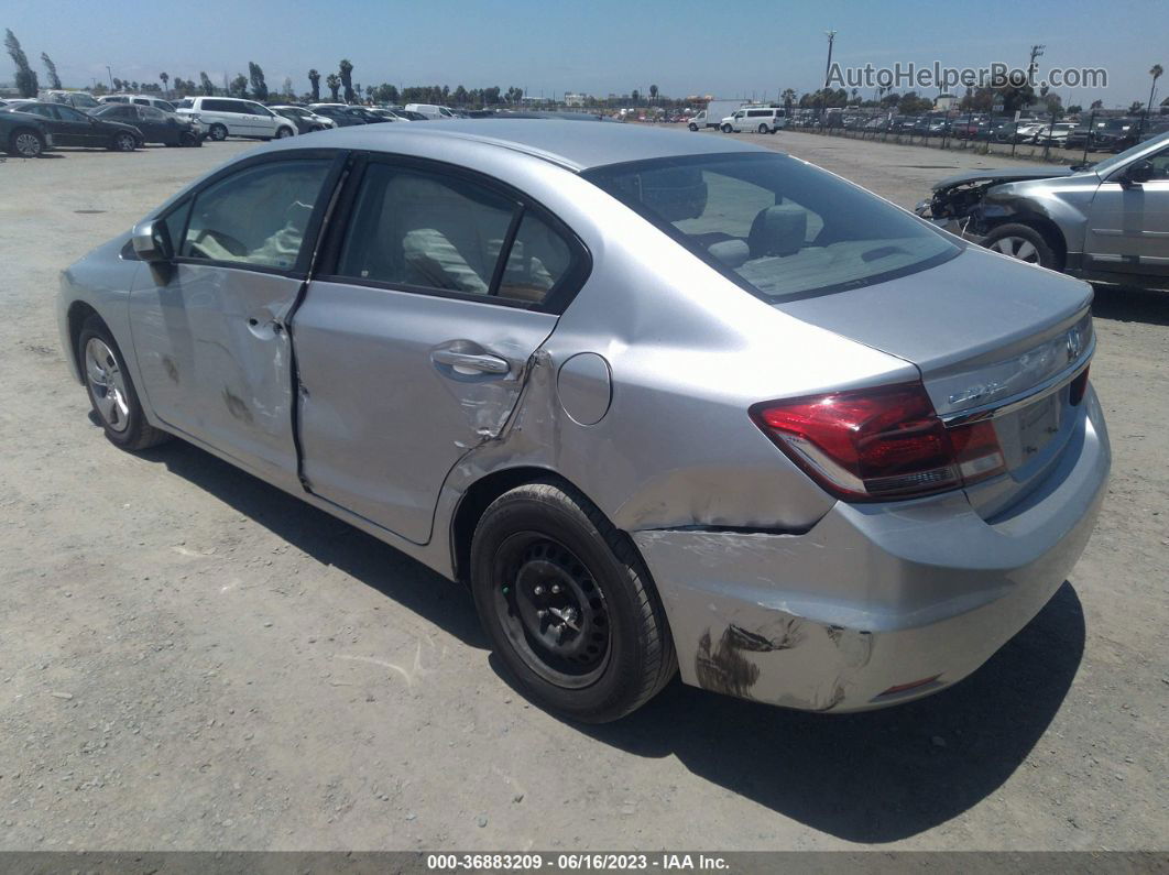 2015 Honda Civic Sedan Lx Silver vin: 19XFB2F57FE268157