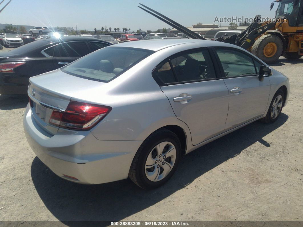 2015 Honda Civic Sedan Lx Silver vin: 19XFB2F57FE268157