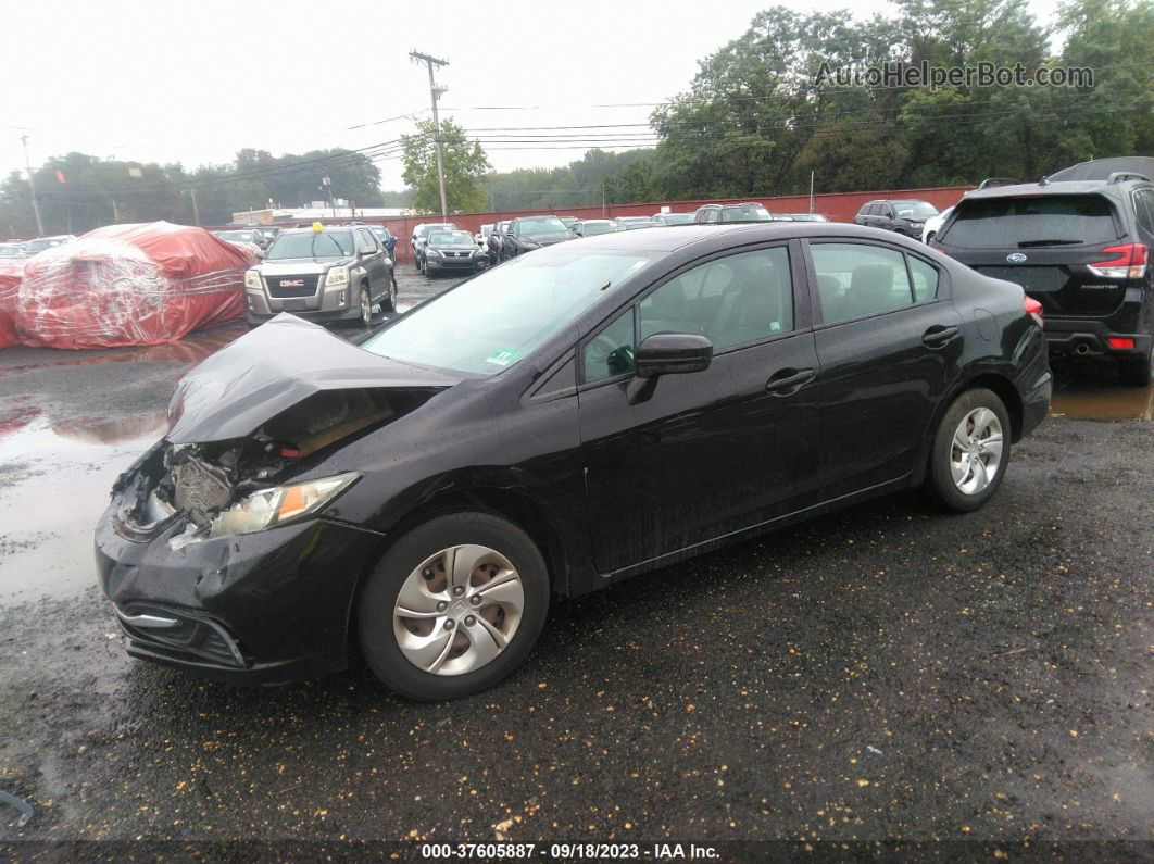 2015 Honda Civic Lx Black vin: 19XFB2F57FE280874