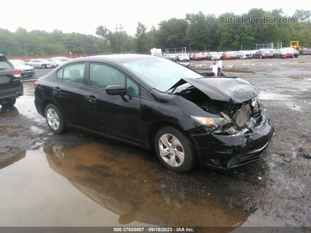 2015 Honda Civic Lx Black vin: 19XFB2F57FE280874