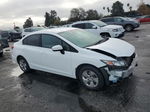 2015 Honda Civic Lx White vin: 19XFB2F57FE281037