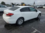 2015 Honda Civic Lx White vin: 19XFB2F57FE281037