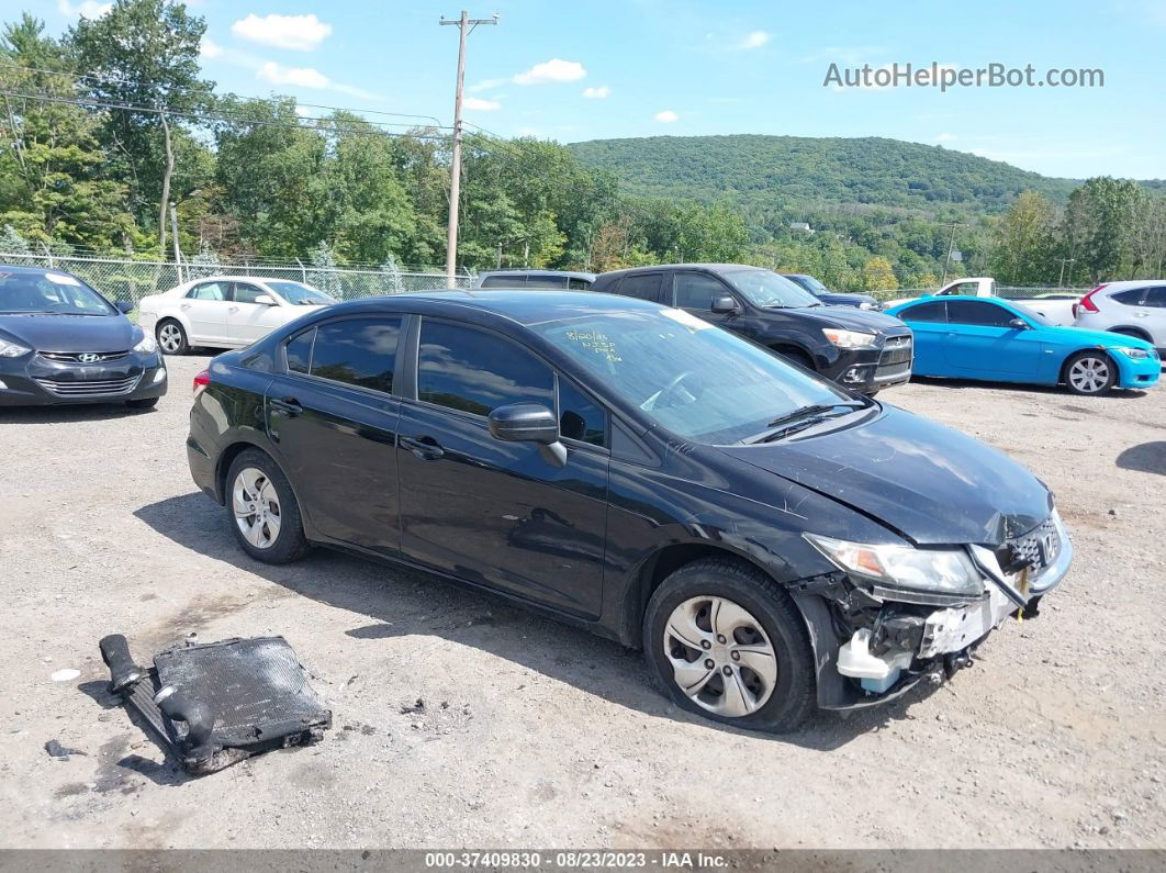 2015 Honda Civic Lx Black vin: 19XFB2F57FE286156