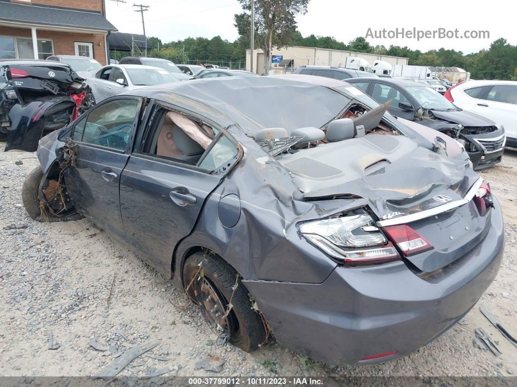 2015 Honda Civic Lx Gray vin: 19XFB2F57FE296881