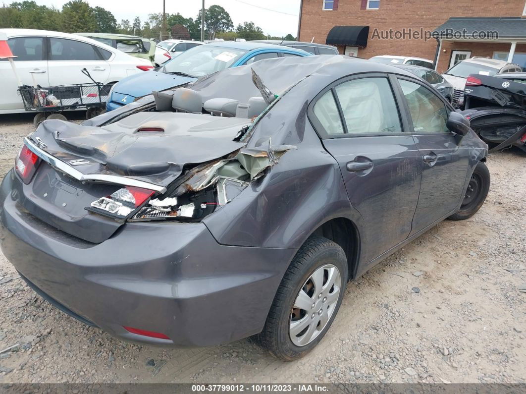 2015 Honda Civic Lx Gray vin: 19XFB2F57FE296881