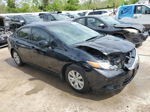 2012 Honda Civic Lx Black vin: 19XFB2F58CE019460