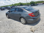 2012 Honda Civic Lx Gray vin: 19XFB2F58CE059943