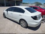 2012 Honda Civic Lx White vin: 19XFB2F58CE081683