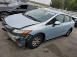 2012 Honda Civic Lx Blue vin: 19XFB2F58CE307950