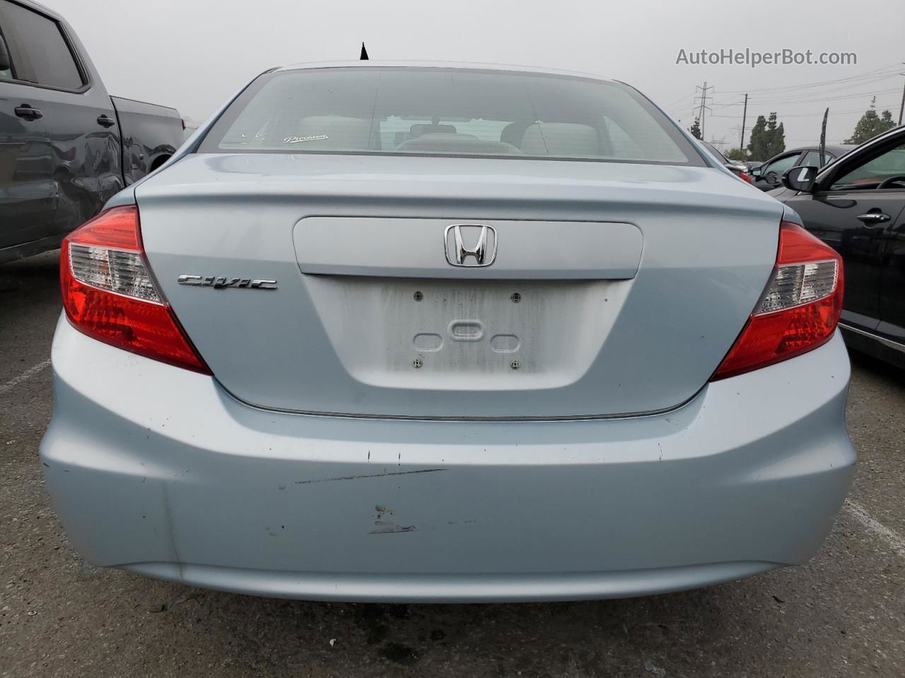 2012 Honda Civic Lx Blue vin: 19XFB2F58CE307950