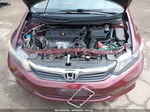 2012 Honda Civic Lx Темно-бордовый vin: 19XFB2F58CE365556