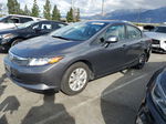 2012 Honda Civic Lx Gray vin: 19XFB2F58CE367520