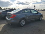 2012 Honda Civic Lx Gray vin: 19XFB2F58CE367520