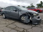 2012 Honda Civic Lx Gray vin: 19XFB2F58CE379263