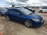 2013 Honda Civic Lx Blue vin: 19XFB2F58DE014518