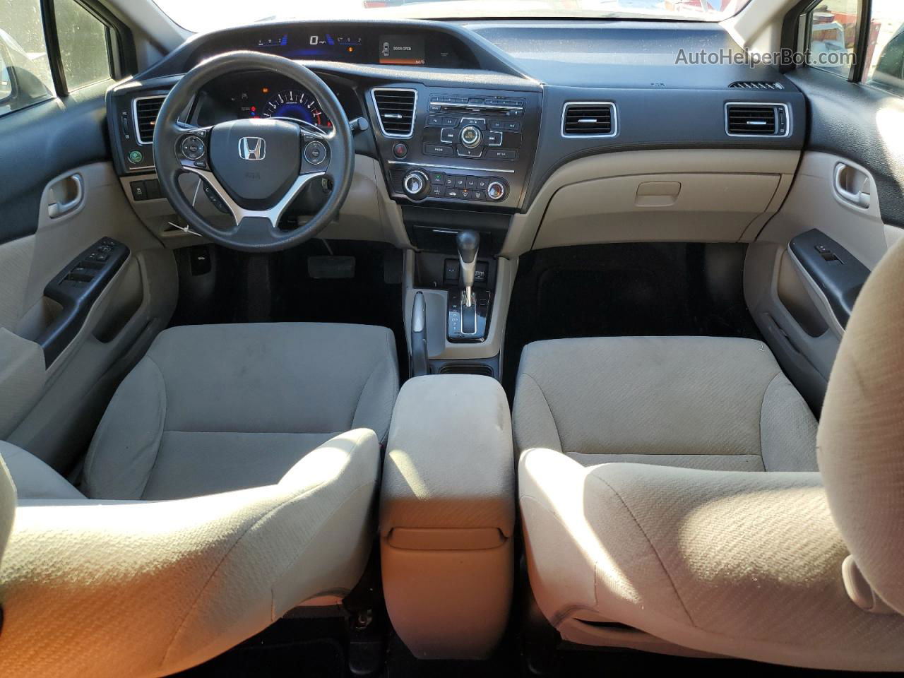 2013 Honda Civic Lx Серебряный vin: 19XFB2F58DE028130