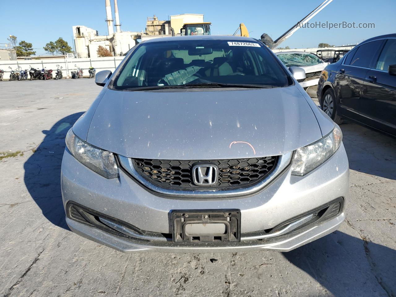 2013 Honda Civic Lx Серебряный vin: 19XFB2F58DE028130