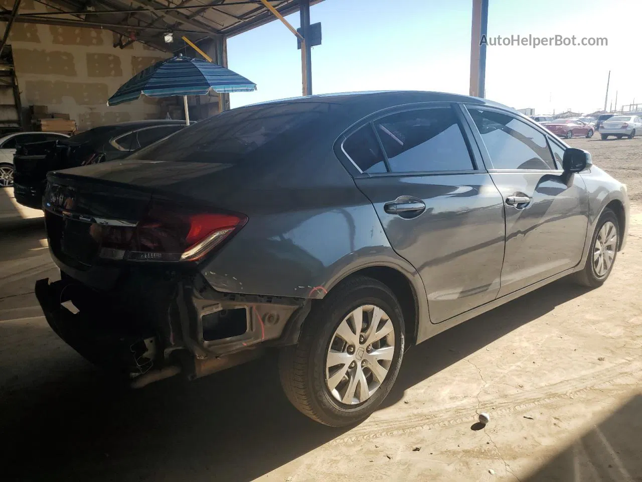 2013 Honda Civic Lx Charcoal vin: 19XFB2F58DE045221