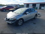 2013 Honda Civic Lx Silver vin: 19XFB2F58DE045803