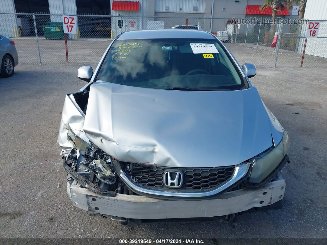 2013 Honda Civic Lx Silver vin: 19XFB2F58DE045803