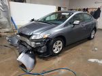 2013 Honda Civic Lx Gray vin: 19XFB2F58DE047809