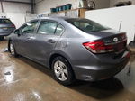 2013 Honda Civic Lx Gray vin: 19XFB2F58DE047809