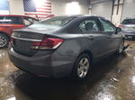 2013 Honda Civic Lx Gray vin: 19XFB2F58DE047809