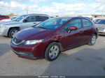 2014 Honda Civic Lx Maroon vin: 19XFB2F58EE061324