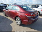 2014 Honda Civic Lx Maroon vin: 19XFB2F58EE061324