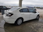 2014 Honda Civic Lx White vin: 19XFB2F58EE062764