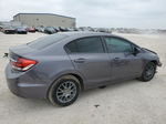 2014 Honda Civic Lx Gray vin: 19XFB2F58EE076647