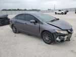 2014 Honda Civic Lx Gray vin: 19XFB2F58EE076647