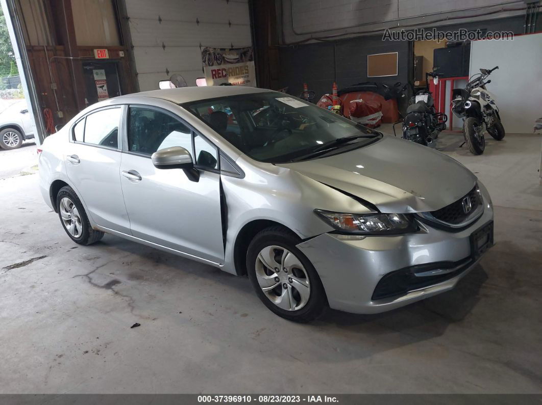 2014 Honda Civic Sedan Lx Silver vin: 19XFB2F58EE225655