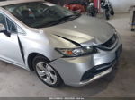 2014 Honda Civic Sedan Lx Silver vin: 19XFB2F58EE225655